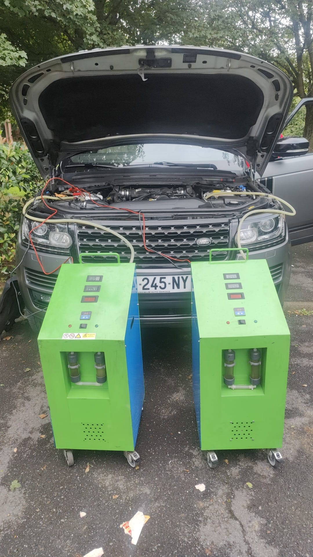 Intervención en un Range Rover